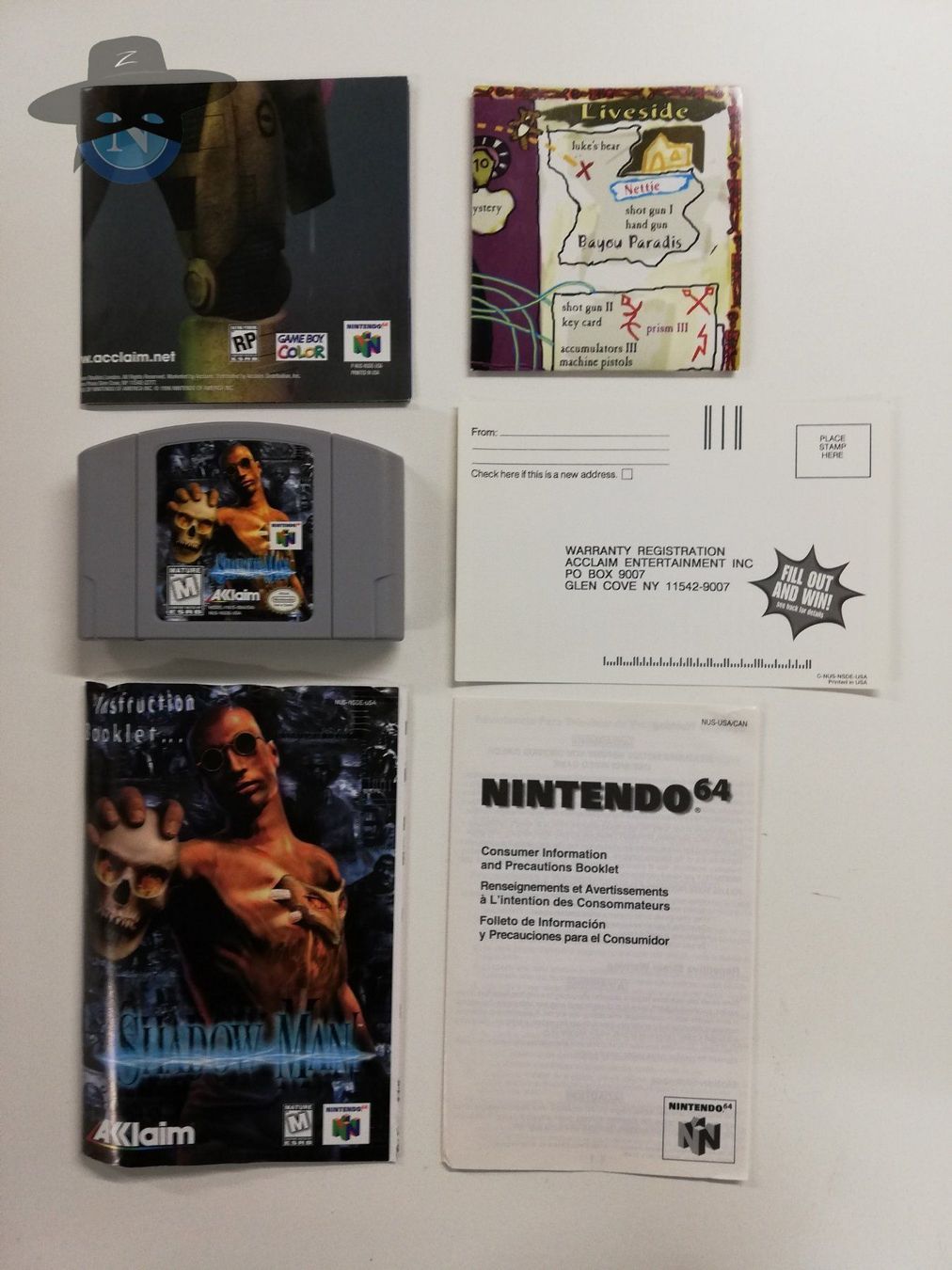 Nintendo Giochi: Shadow Man       / USA / Nintendo 64 N64 – Usato da St. Gallen venduto da zorro_dc 4