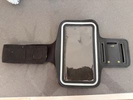 Smartphone Armband for Running Black and Yellow Used