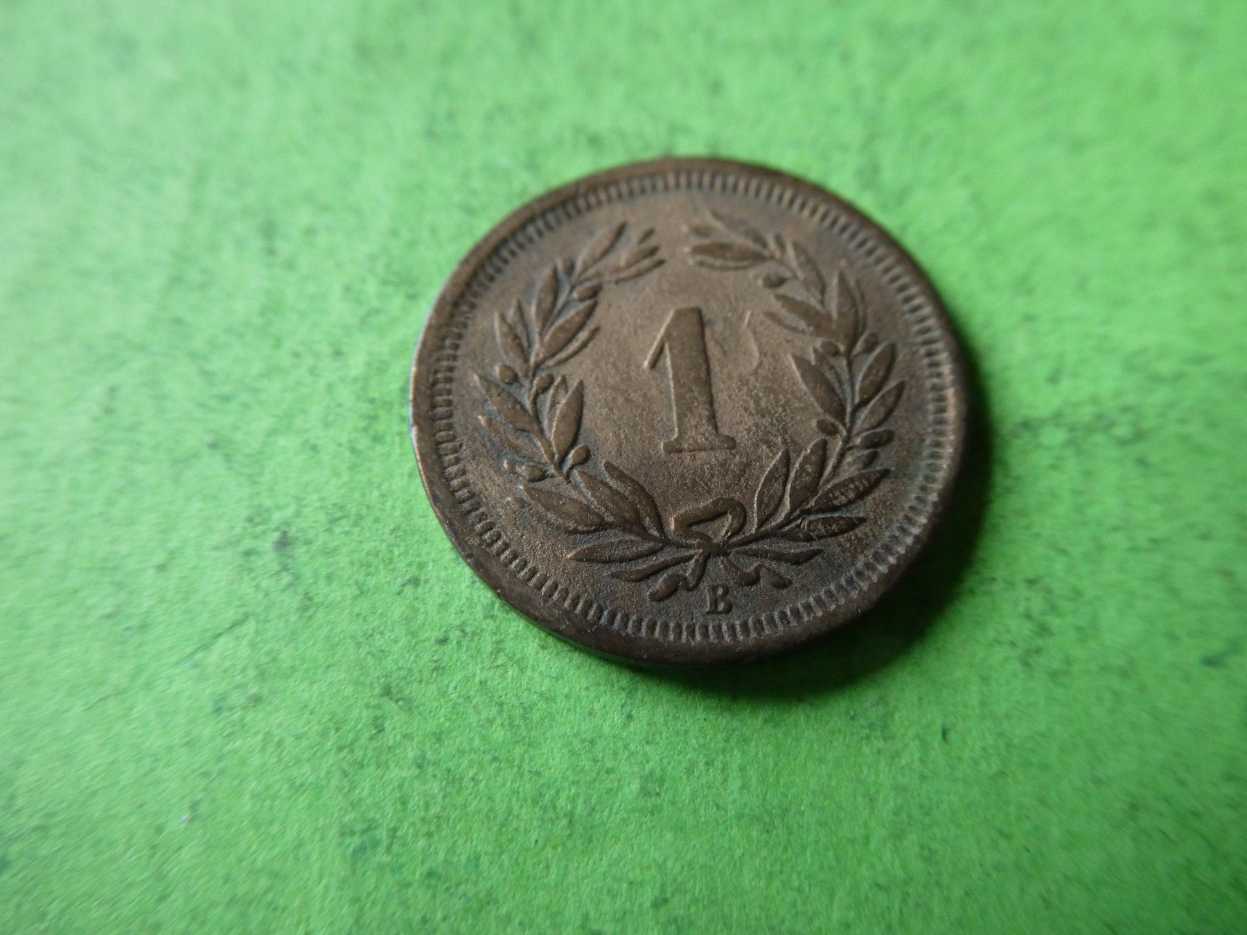 Tutti le monete: Schweiz 1882, 1 Rappen – Usato da Hinterforst venduto da Rohusri 1