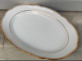 Superbe vintage LANGENTHAL petit plat porcelaine ovale