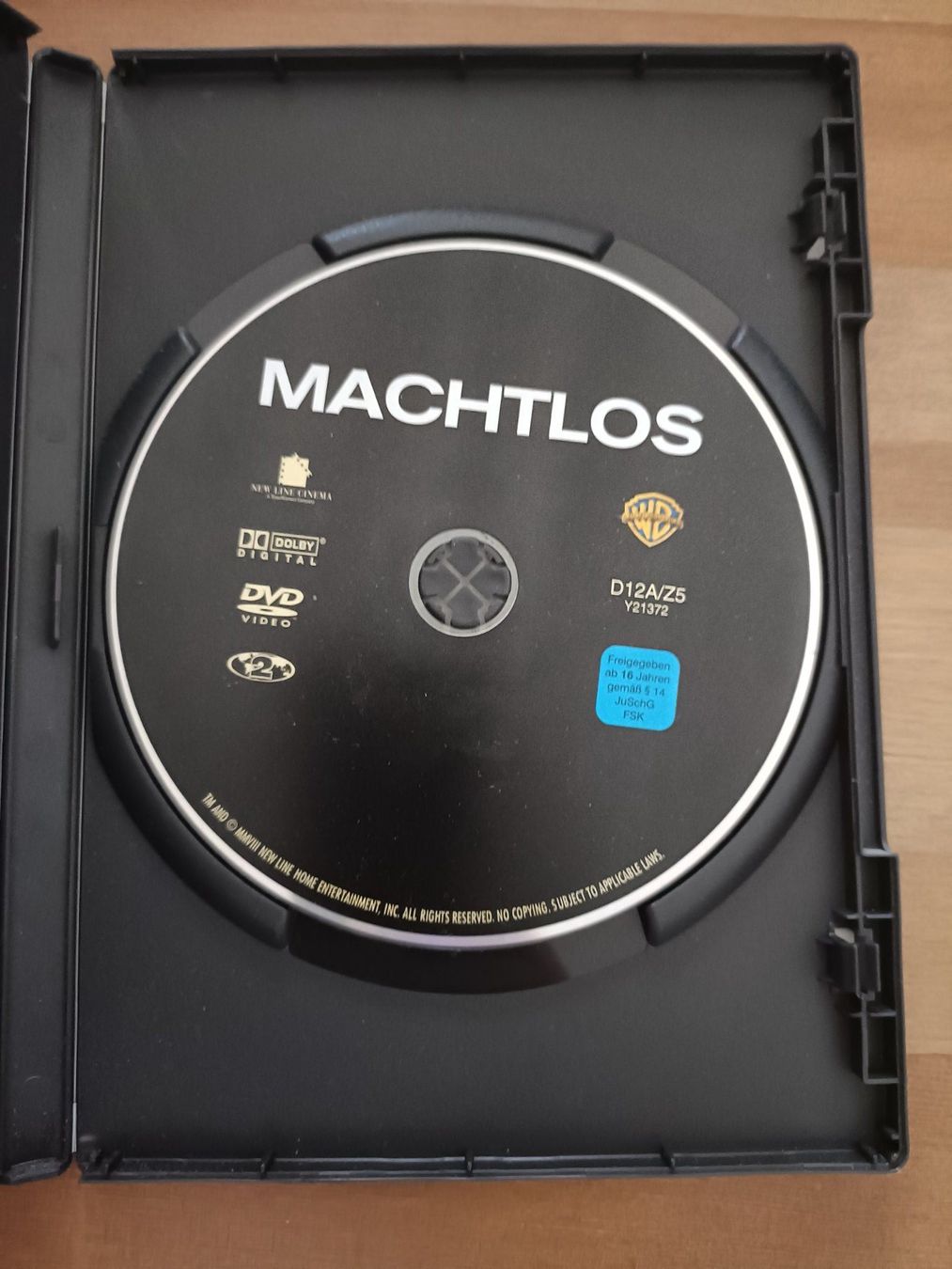 Tutti i DVDs: Machtlos – Usato da Aarau venduto da d_m_bf6g 2