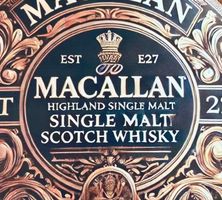 Macallan Single Malt Whisky - Schönes Blechschild - neu!!!