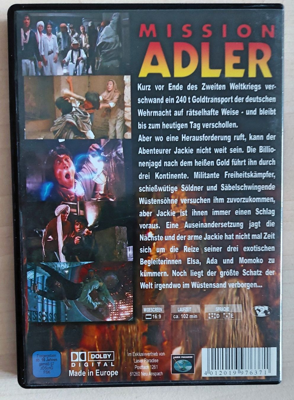 Tutti i DVDs: Mission Adler, DVD – Usato da Emmetten venduto da EverydayTreasures 1