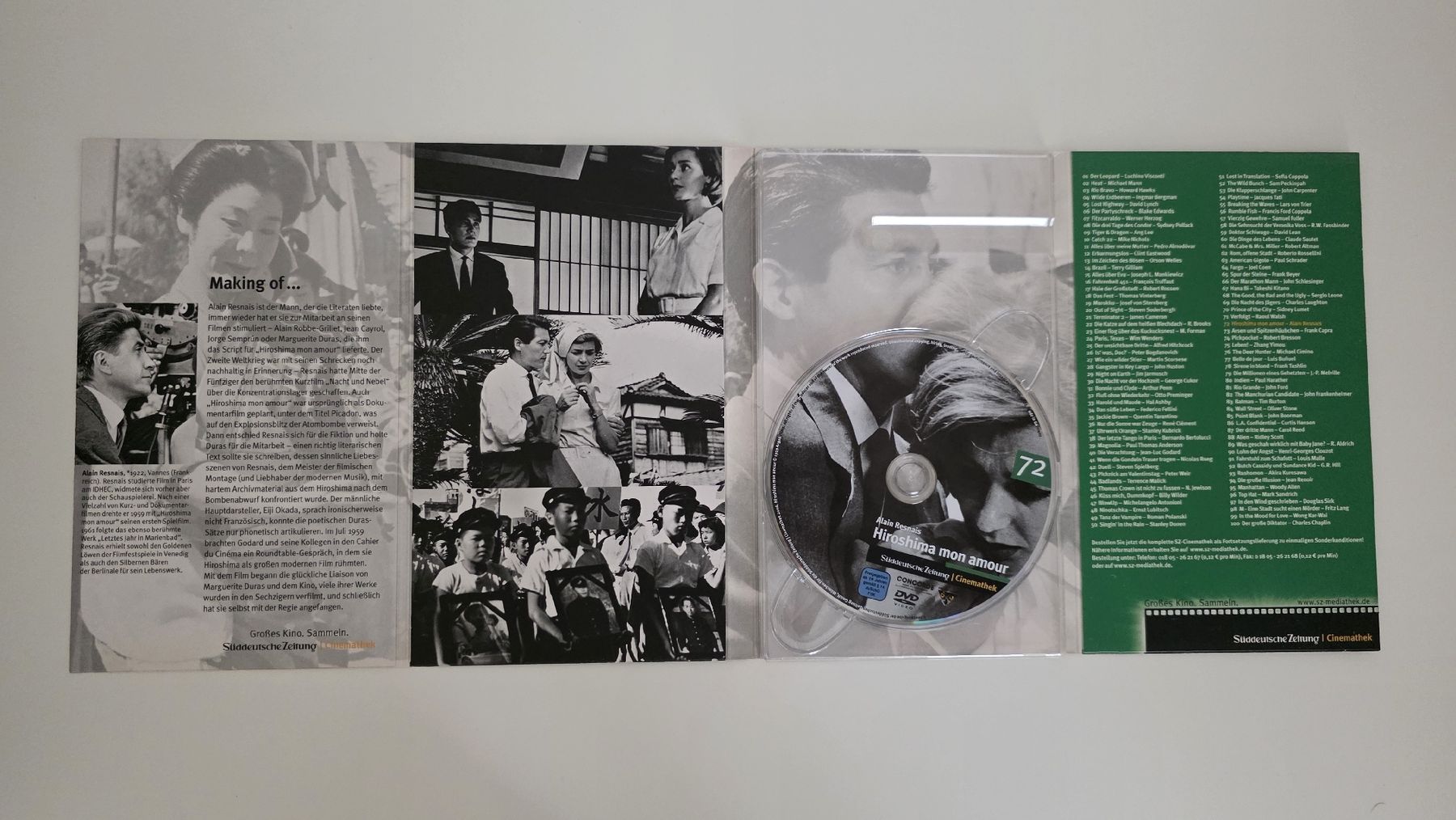 Tous les DVDs: Alain Resnais Hiroshima Mon Amour DVD – D'occasion à Zürich par TimZurich1 3