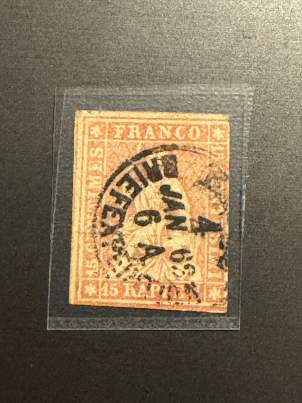 Tutti i francobolli: Toller Strubel – Usato da Uster venduto da Briefmarken
