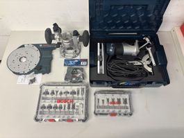 Bosch Professional Kantenfräse GKF 600 in L-Boxx mit Zubehör
