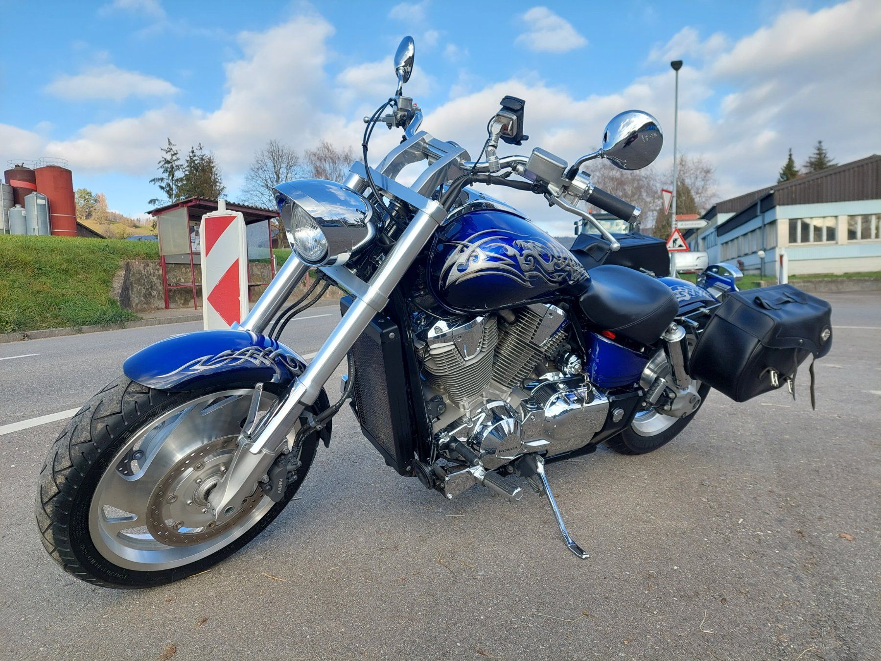 Honda VTX 1800 Shadow Chopper Viking design Frisch ab MFK | Kaufen auf ...