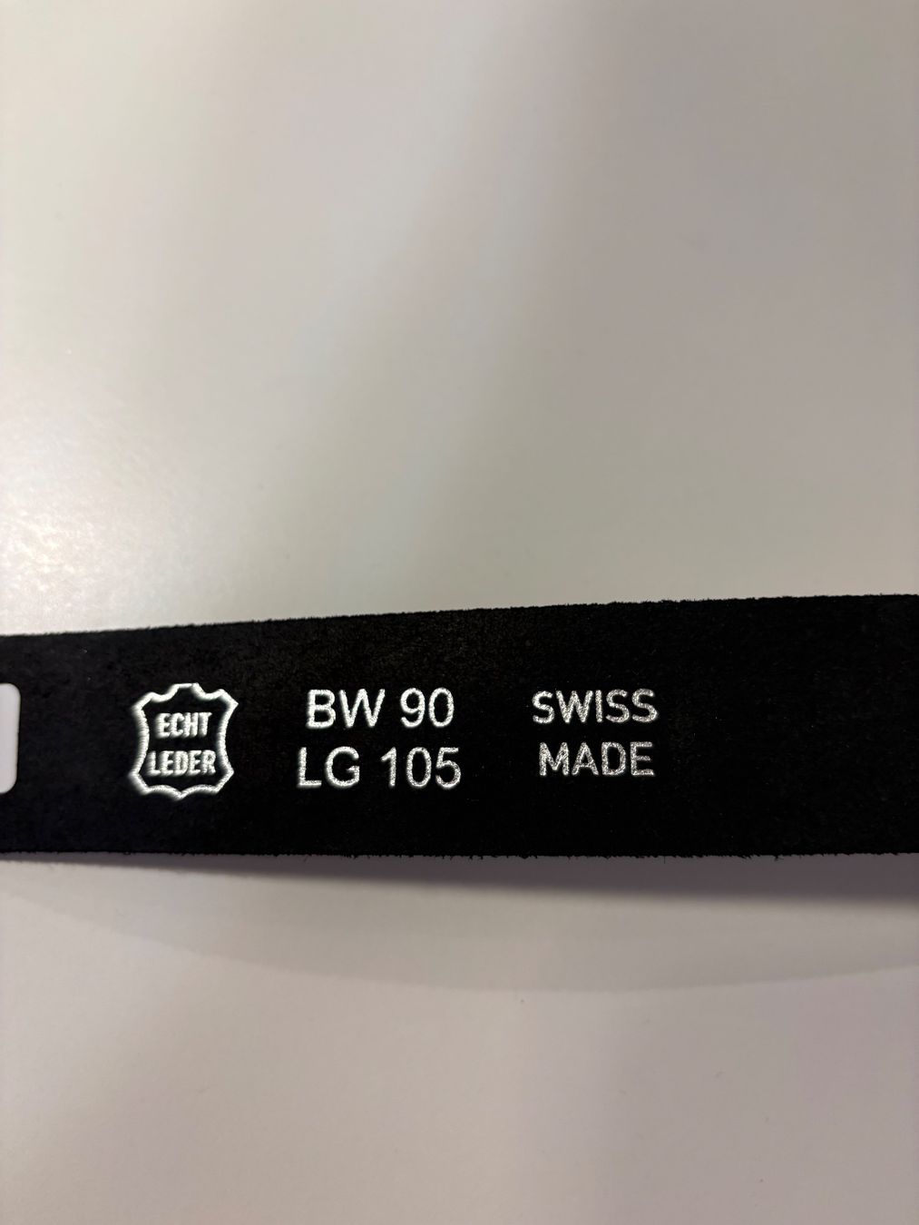 Cinture: Ledergürtel Swiss Made Schwarz – Usato da Wölflinswil venduto da kyr_z7y9 2