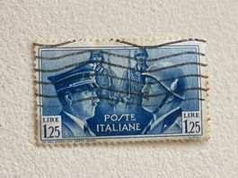 SALE ! Italia Briefmarken Hitler + Mussolini
