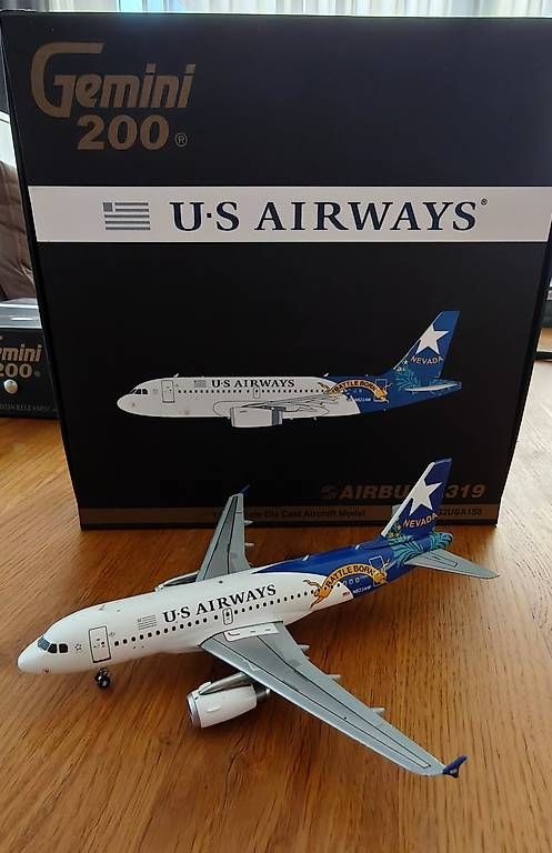 Kit di modellismo & Modellini statici: Flugzeugmodell A319 US Airways " Nevada" – Nuovo e nell'imballaggio originale da Kloten venduto da ste1934