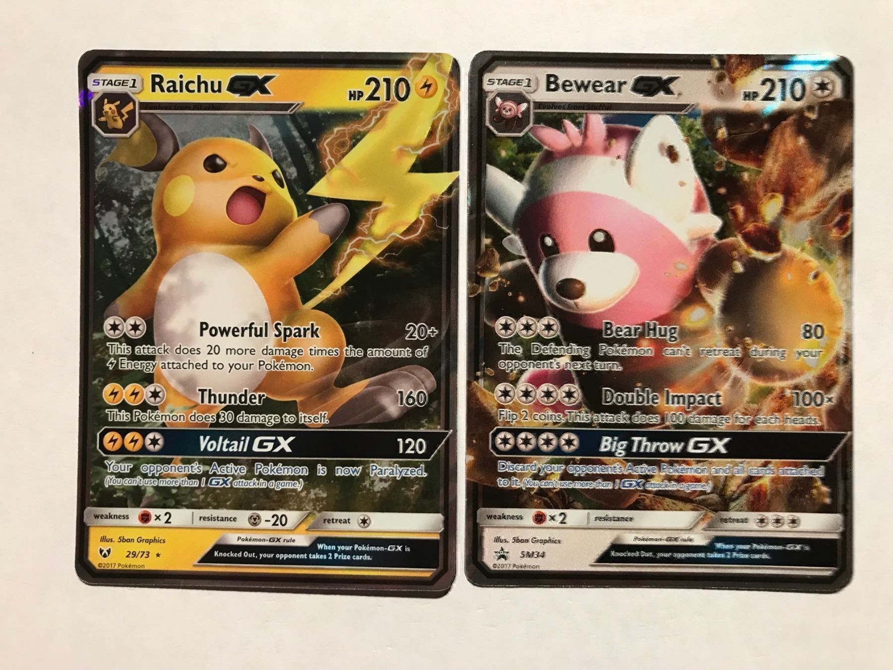 Pokémon Carte collezionabili: GX Set: Bewear & Raichu – Nuovo (secondo la descrizione) da Hagendorn venduto da Pokecollectorch 1