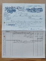 Alte Rechnung Briefkopf Lithographie Rüegsau BE 1907