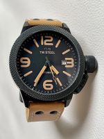 TW STEEL CANTEEN LEATHER BLACK CASE AUTOMATIC TWA-202