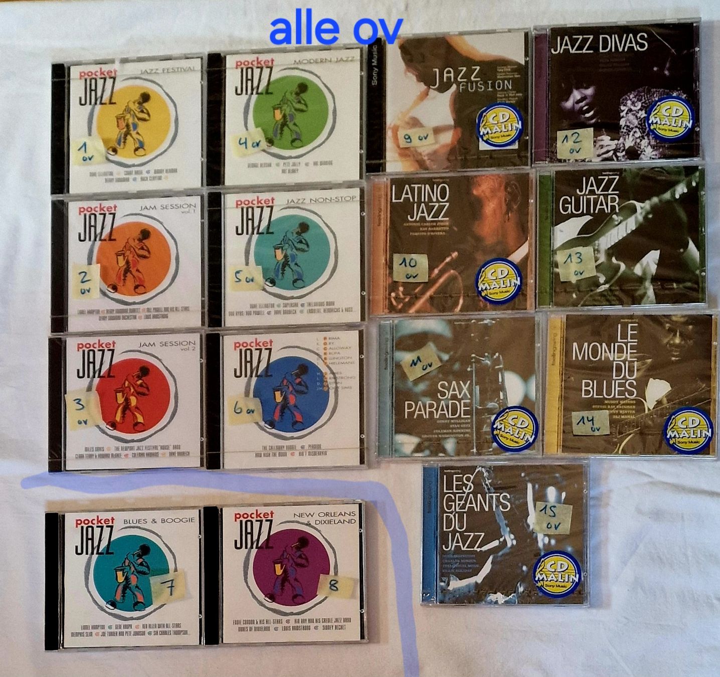 CD: Jazz Sampler 15 CD ov, auch einzeln möglich – Nuovo (secondo la descrizione) da Uitikon Waldegg venduto da Smeragol