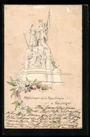 Präge-Lithographie Neuchâtel, Monument