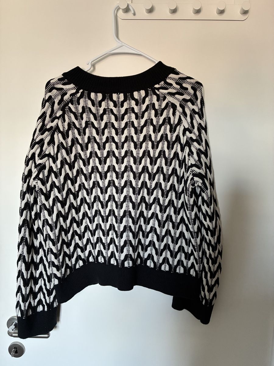Maglioni & Felpe: Christian Berg Strickpullover Gr. L Schwarz/Weiss  – Usato da Wädenswil venduto da Gilmored83 4