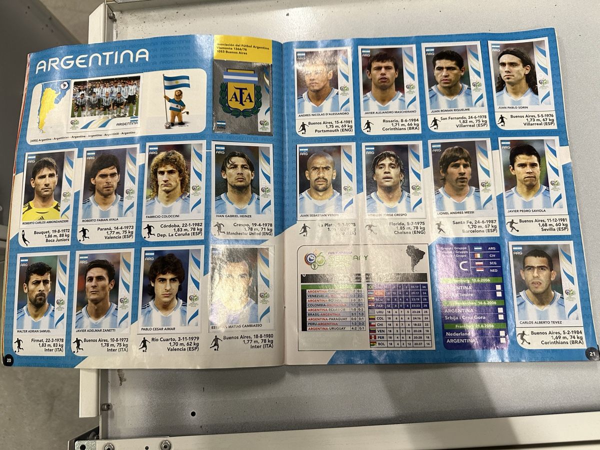 Panini Album: Panini WM 2006 Sticker Album – Usato da Chur venduto da Sim7000 4