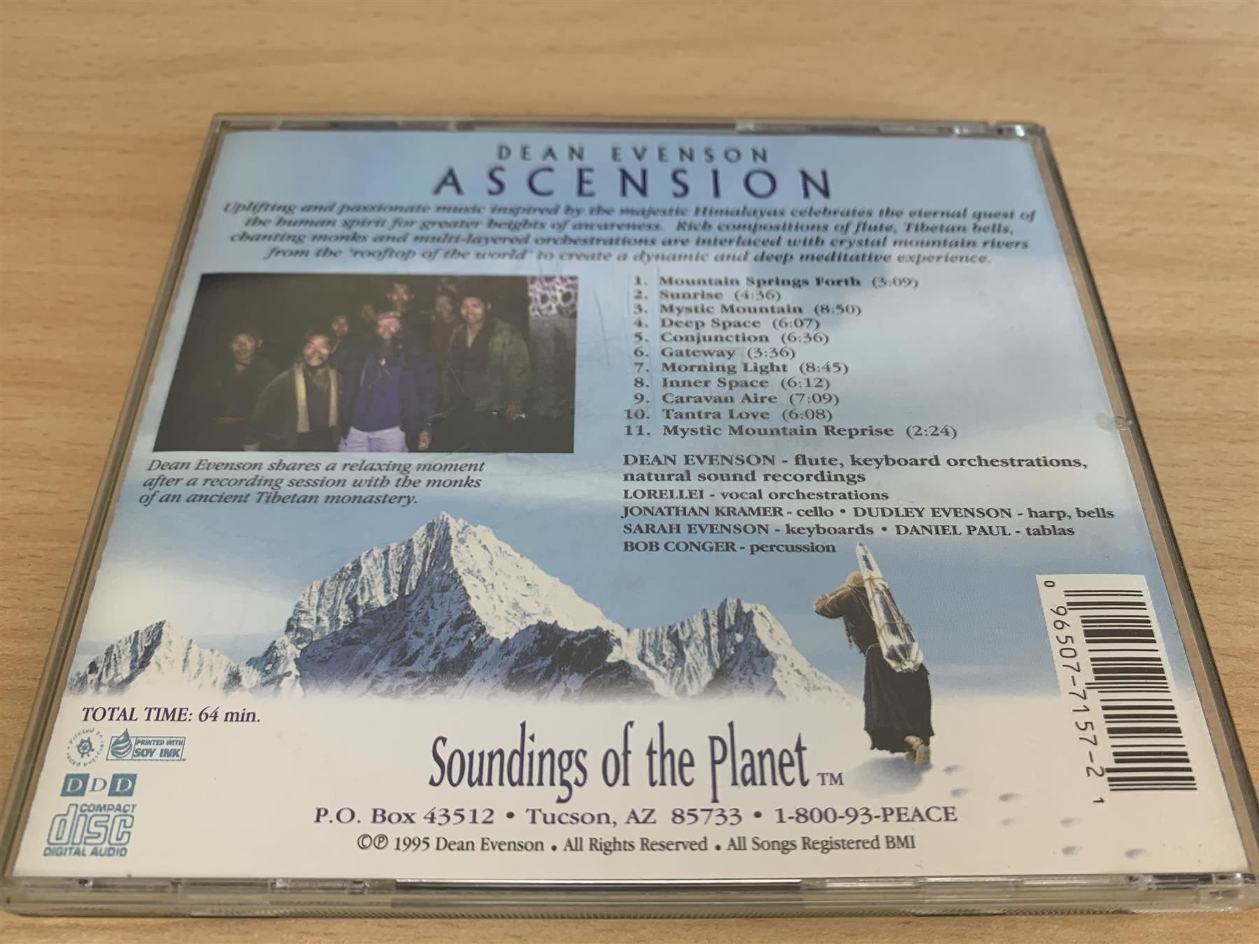 CDs: Dean Evenson – Ascension – Gebraucht aus Rikon im Tösstal von Alpenmutz 1
