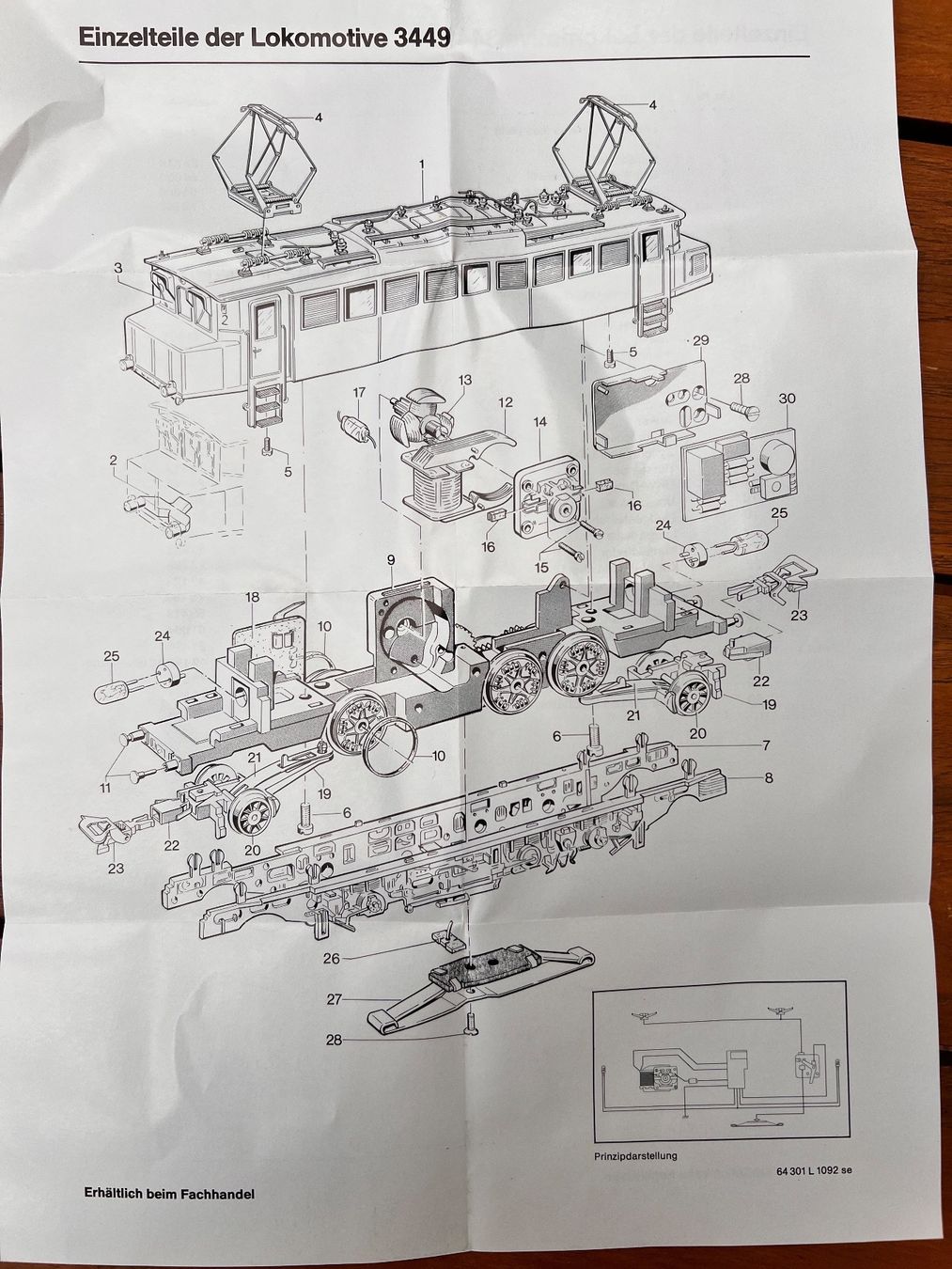Märklin Modellini di ferrovie: DR-E-Lok BR E 204  Märklin 3449 H0 – Nuovo e nell'imballaggio originale da Gelterkinden venduto da Railroader 8