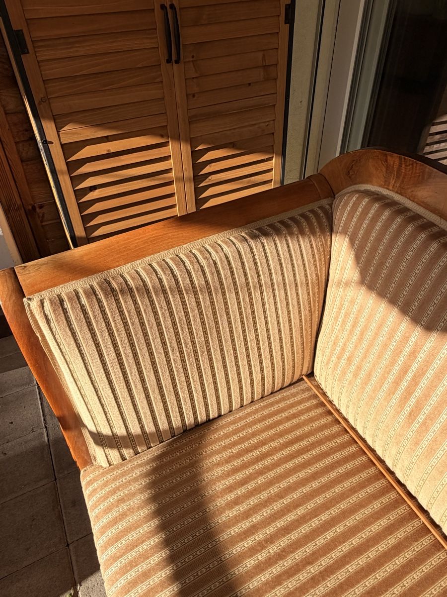 Divani: Antikes Sofa Holz mit Stoffbezug  – Usato da Uster venduto da KingZimmi 6