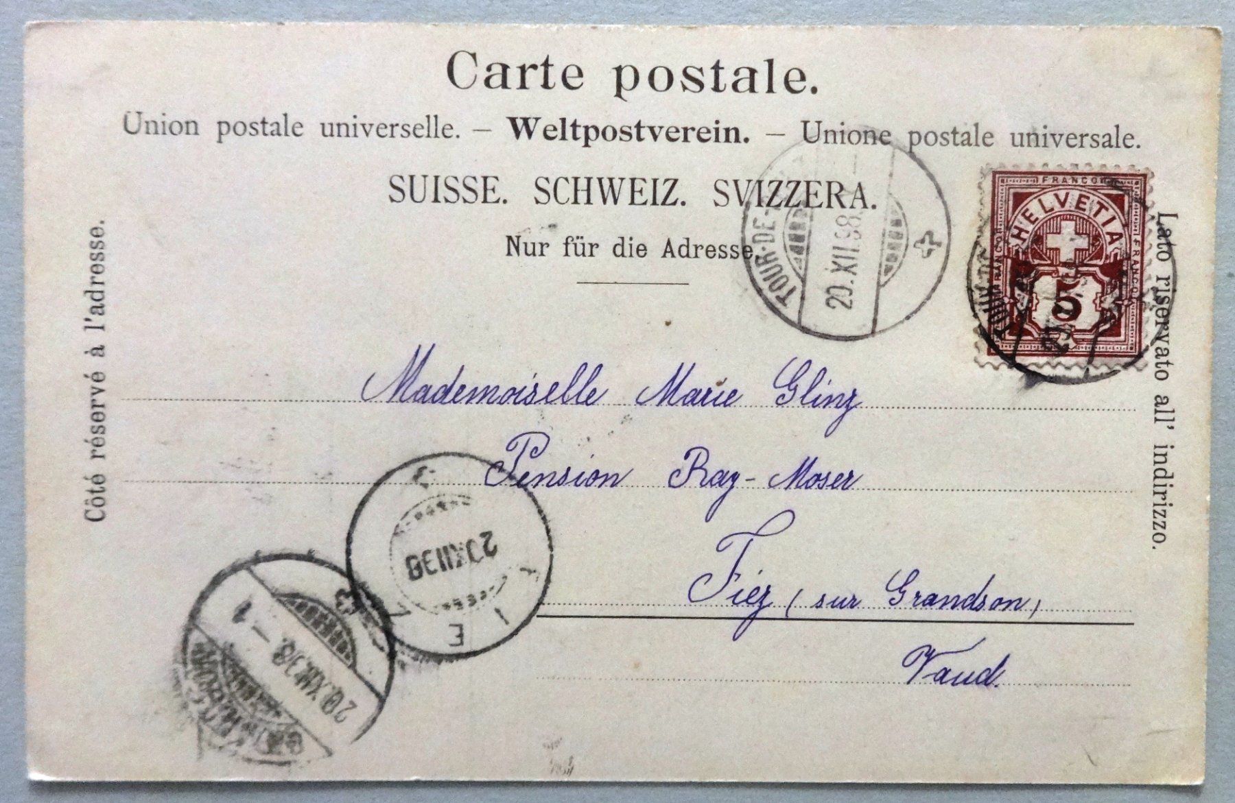 Cartes postales: Eglise de la Tour de Peilz – D'occasion à Fétigny par Billy2miny 1