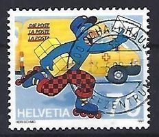 1997 - Globi bei der Post / Briefträger