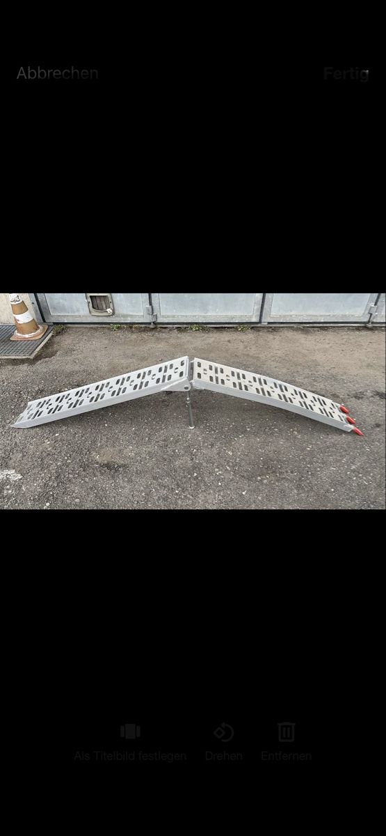 Rampe di accesso: Rampen für Anhänger oder Auto – Usato da Hirzel venduto da nora1983 2