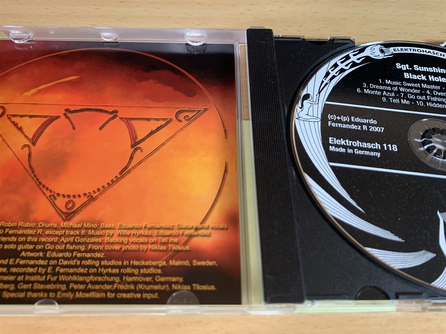 CD: Sgt. Sunshine – Black Hole – Usato da Rikon im Tösstal venduto da Alpenmutz 2