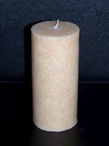 Candele: Stearin-Stumpenkerze - creme – Nuovo e nell'imballaggio originale da Mauren venduto da Yeelen