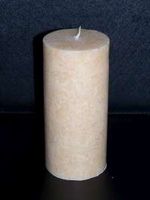 Stearin-Stumpenkerze - creme