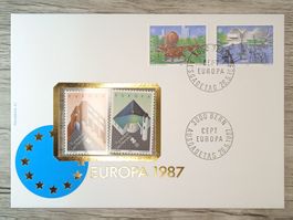 TR51 Enveloppe + Timbre Suisse 1987