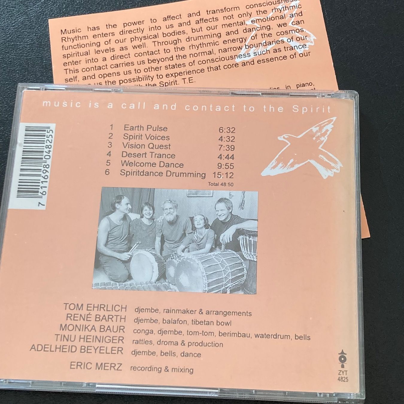 CD: Tom Ehrlich And Friends - Spiritdance Drumming | T.Heiniger – Usato da Bern venduto da Ntsamina 1
