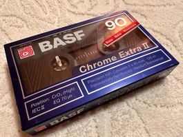 BASF Chrome Extra II 90 Kassette, 1 Stück, Sammlerqualität!