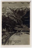 E 32 GOTTHARDBAHN NORDSEITE Panoramakarte