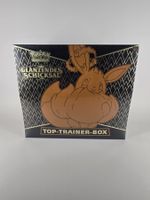 ✨ Pokémon Glänzendes Schicksal – Top-Trainer-Box Evoli-VMAX