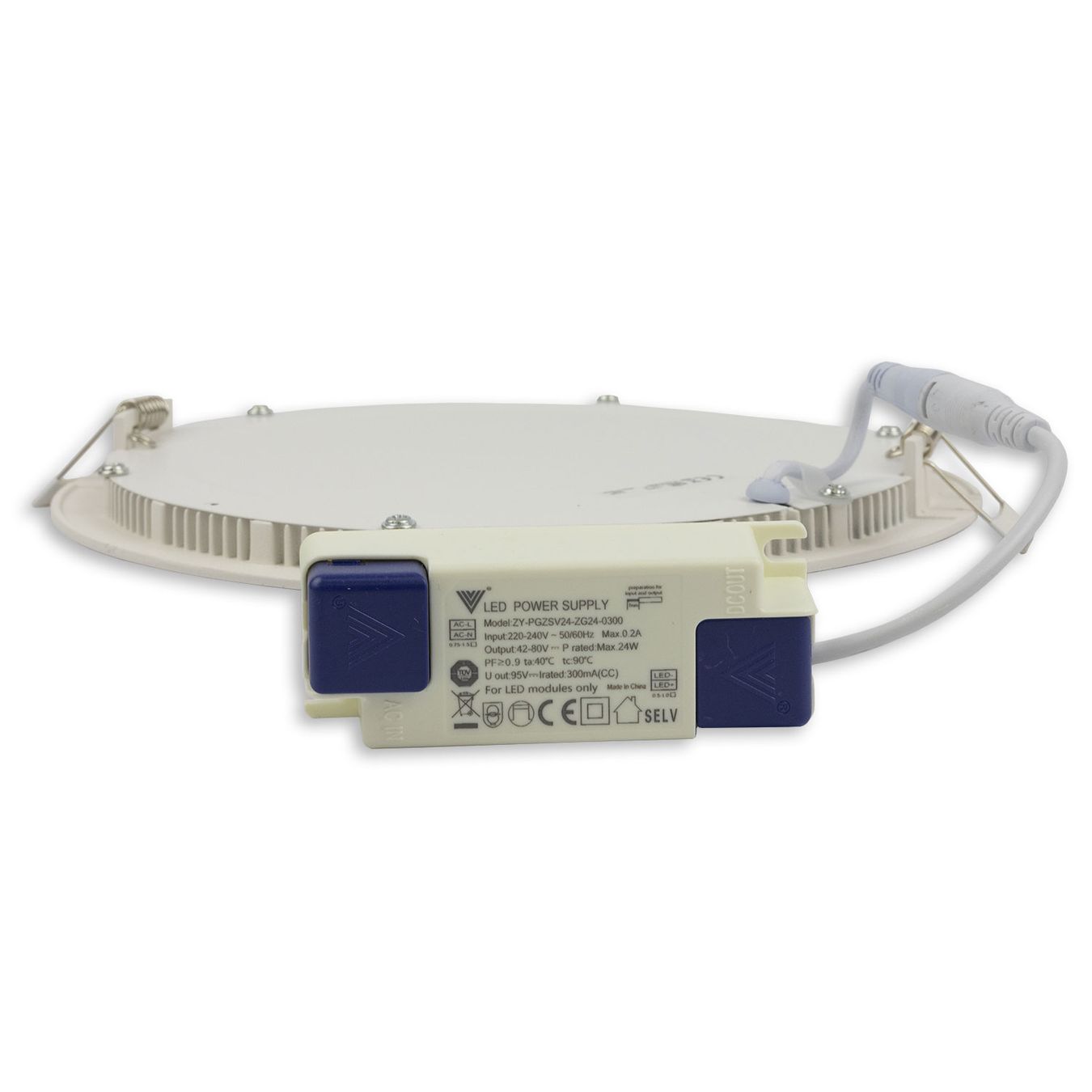 Lampade: LED Einbauleuchte, CCT, IP42, 30 cm Ø – Nuovo (secondo la descrizione) da Kreuzlingen venduto da Smart-Light 2