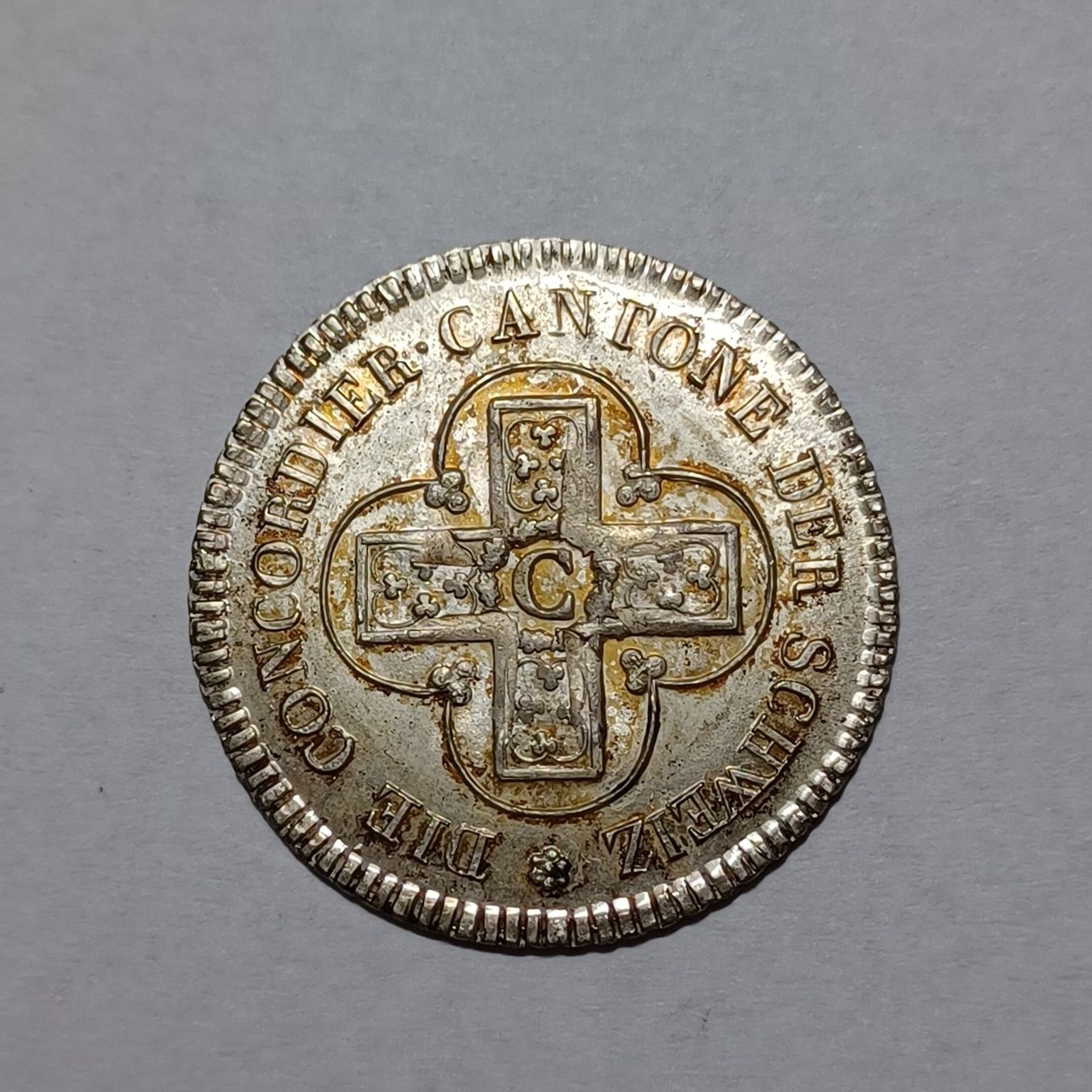 Alle Münzen: 2 1/2 Batzen 1826 Solothurn unz – Gebraucht aus Pfäffikon ZH von Schweizer_Muenzen 1