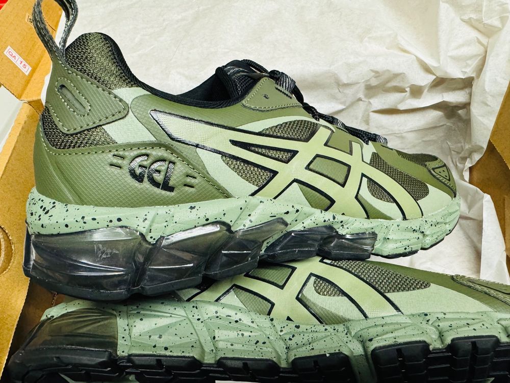 Chaussures Asics Asics Gel Quantum 180 Femme Verte Baskets Gel