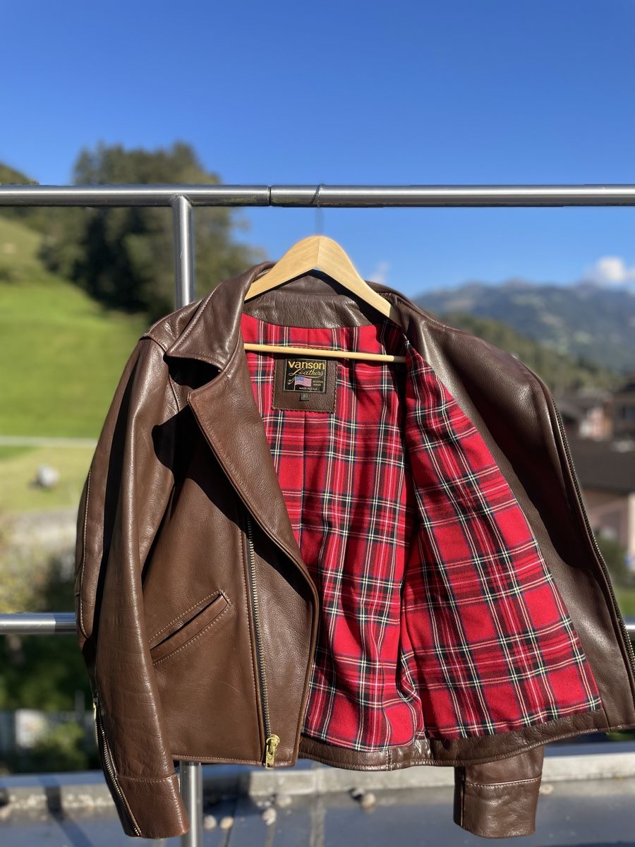 Vanson Leathers Jacken: Vanson Leathers Arrow Jacket Biker Lederjacke – Gebraucht aus Davos Dorf von gin_8k9d 2
