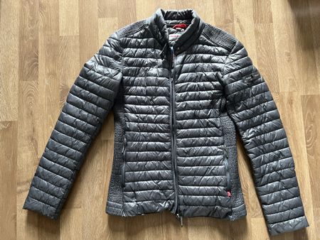 Daunenjacke Frieda & Freddies grau Grösse 36 top Zustan