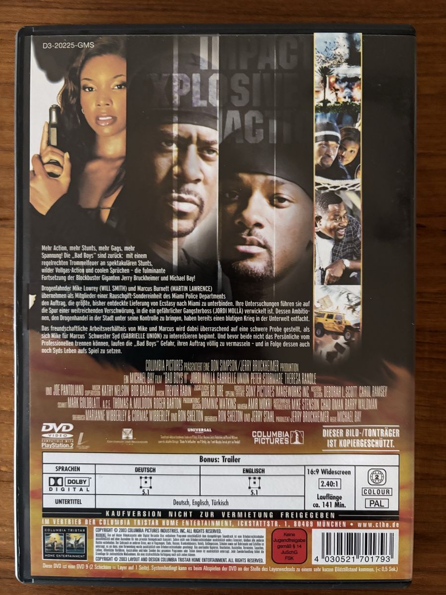 Tous les DVDs: DVD Bad Boys II – D'occasion à Belp par brb66 1