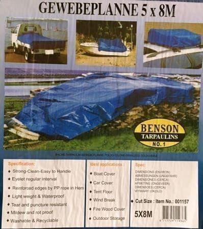 Altro: Abdeck-Plane 8m x 5m blau mit Oesen / 60g/m2 – Nuovo e nell'imballaggio originale da St. Gallen venduto da schnaeppchen-preise 2
