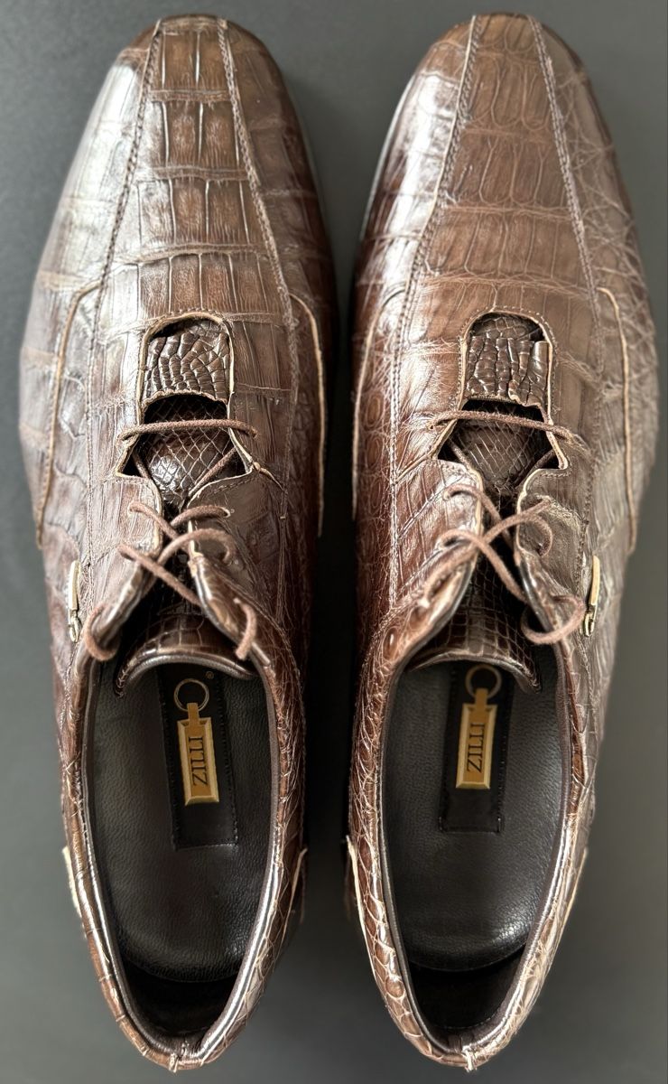 Zilli Scarpe da uomo: Zilli Herren Krokodil leder Schuhe – Nuovo (secondo la descrizione) da Kilchberg ZH venduto da man_7q9s
