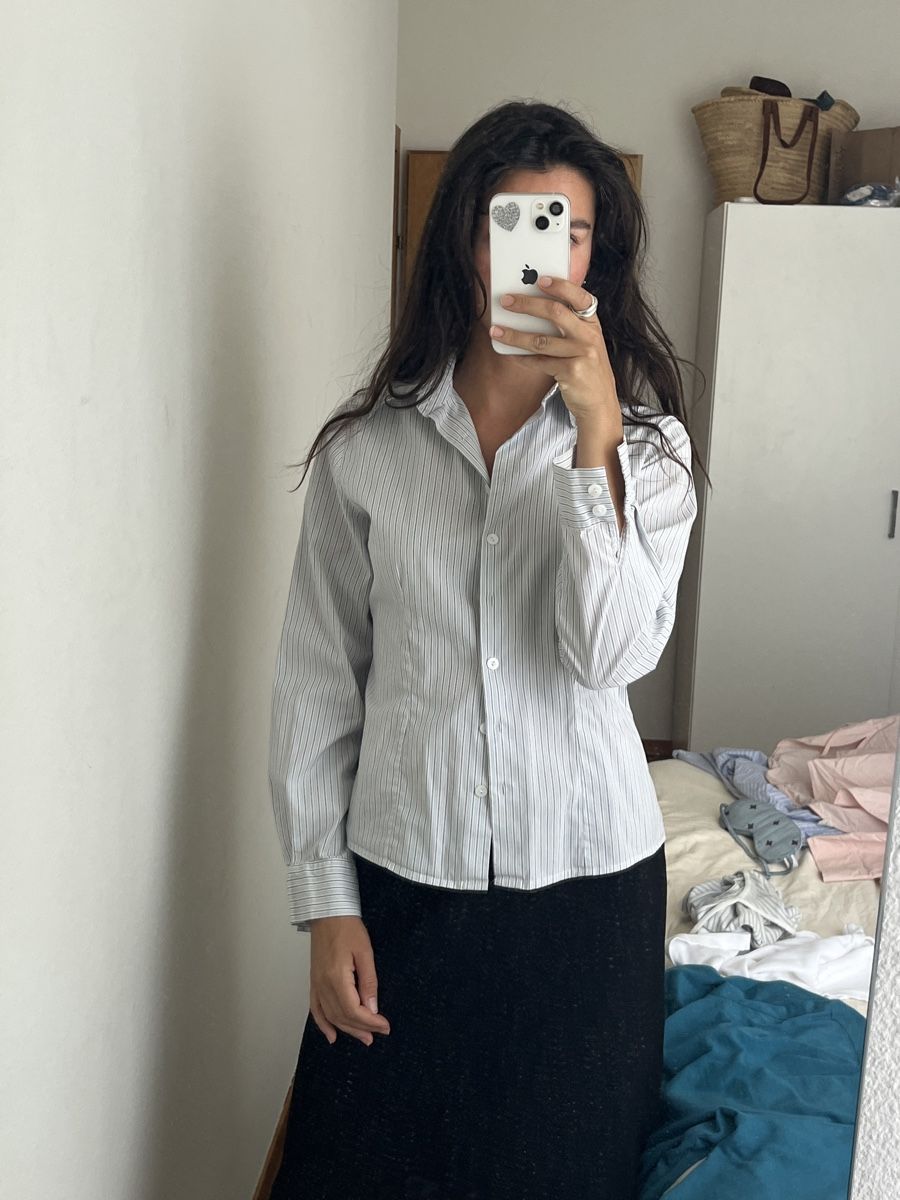 Blusen: Fitted blouse – Gebraucht aus zürich von schmid1234