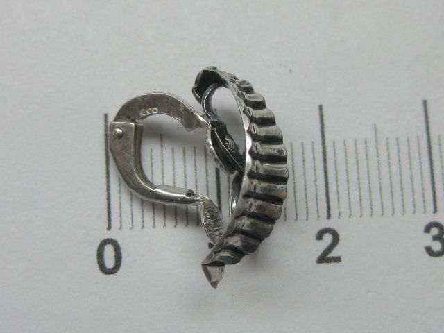 Orecchini pendenti & Orecchini a lobo: Antik Ohrringe Ohrclips Silber 835 Blatt – Usato da Ermatingen venduto da Decovin 7