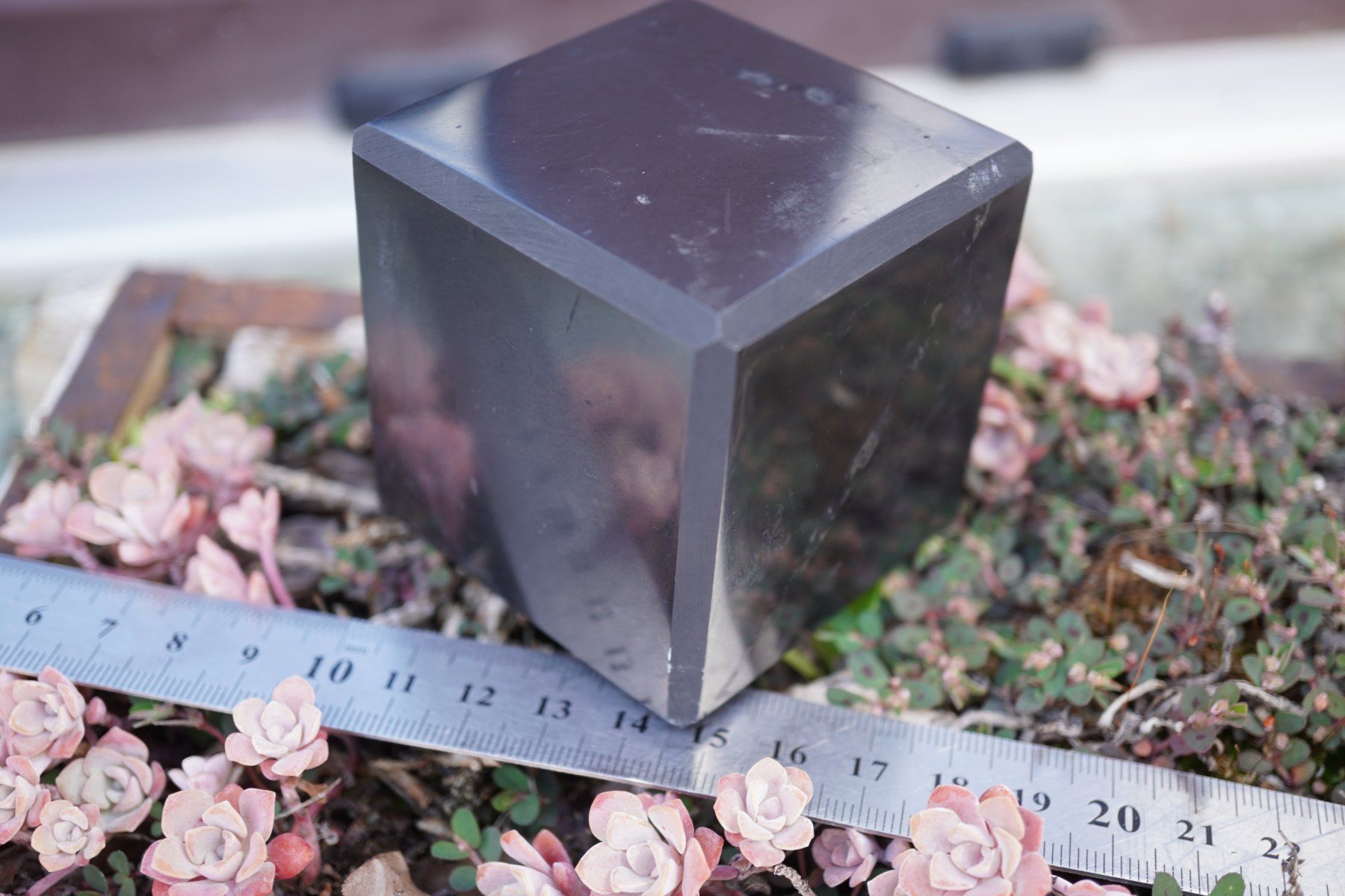 Minerali & Pietre curative: Schungit / Shungit  Würfel 6cm  L – Nuovo e nell'imballaggio originale da Eschenbach SG venduto da topstone 5