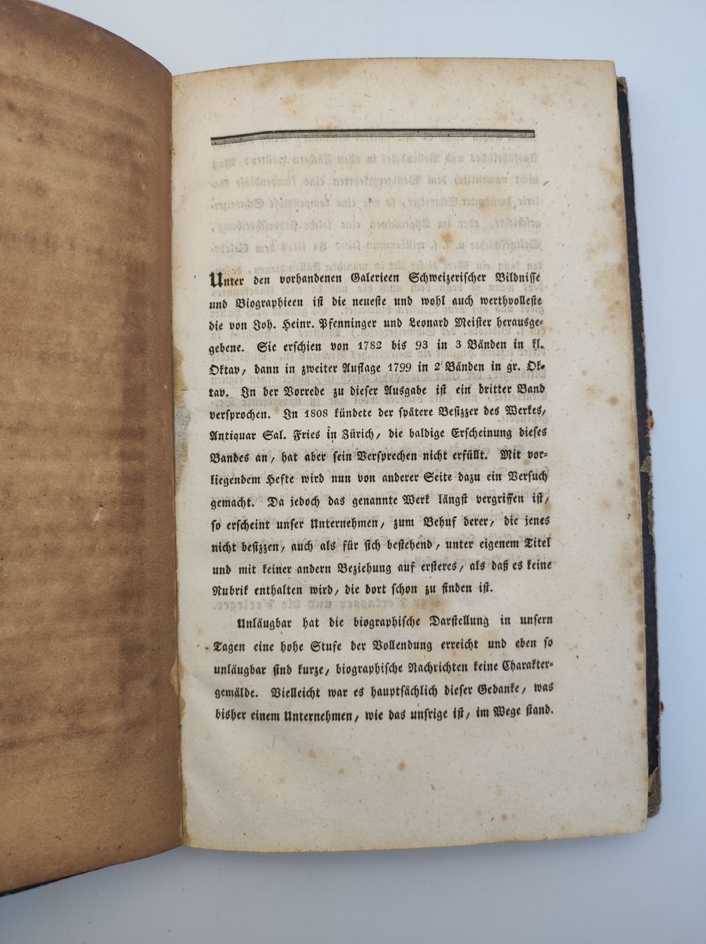 Bücher: HELVETIENS BERÜHMTE MÄNNER - 1833  – Gebraucht aus Goldach von Gaip 5