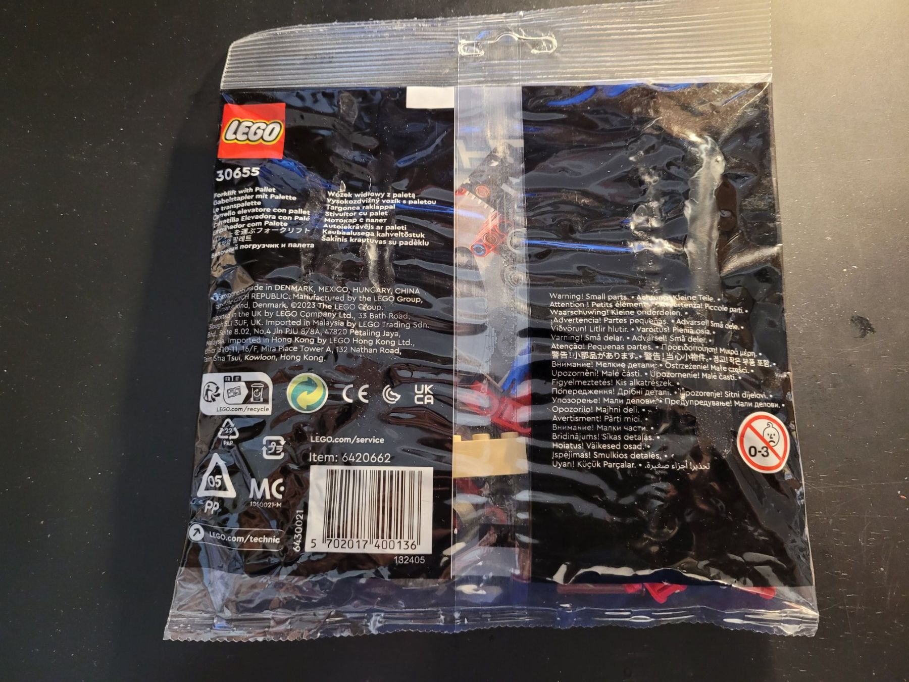 Lego Kit di costruzioni: LEGO 30655 - Forklift with Pallet – Nuovo (secondo la descrizione) da Payerne venduto da tintin08 1