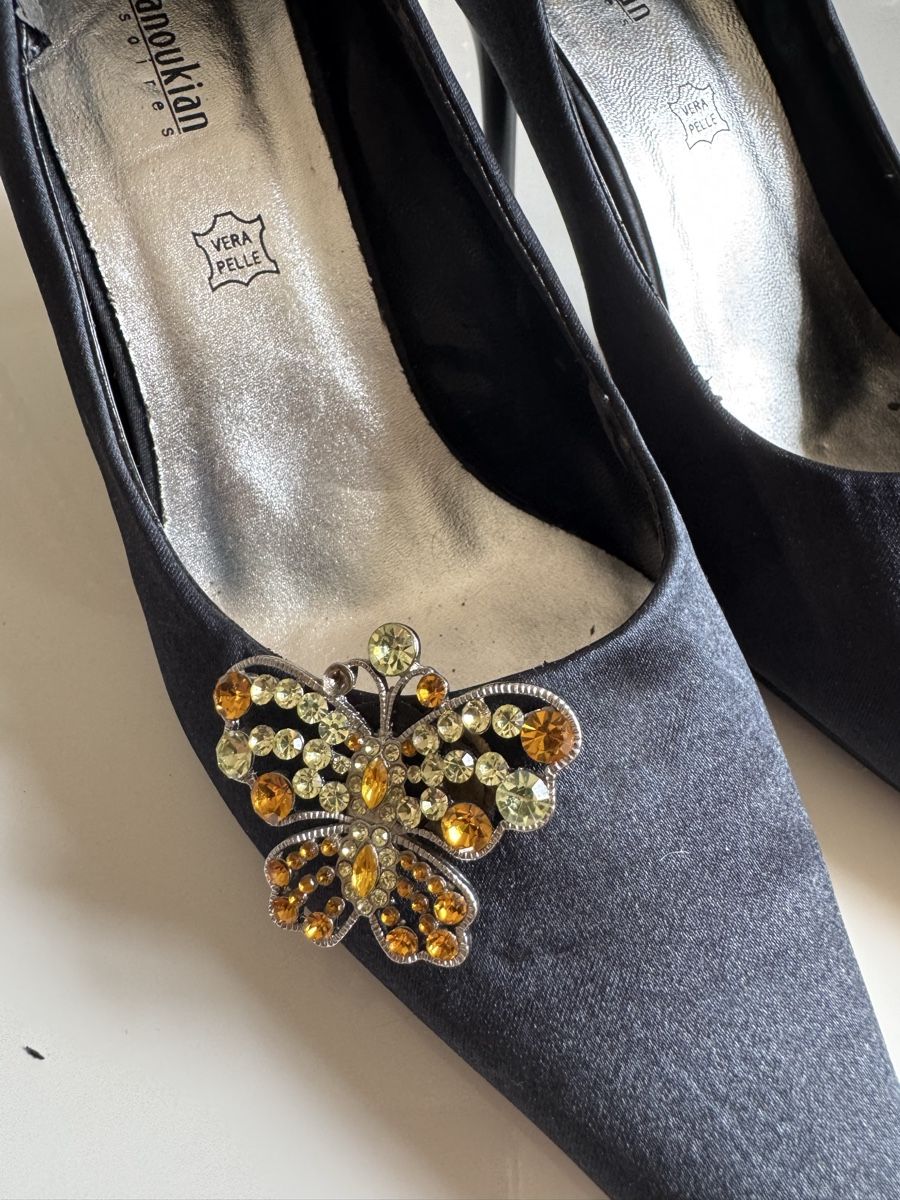 Damenschuhe: Vintage satin heels – Neu (gemäss Beschreibung) aus Aigle von 029_mbn 5