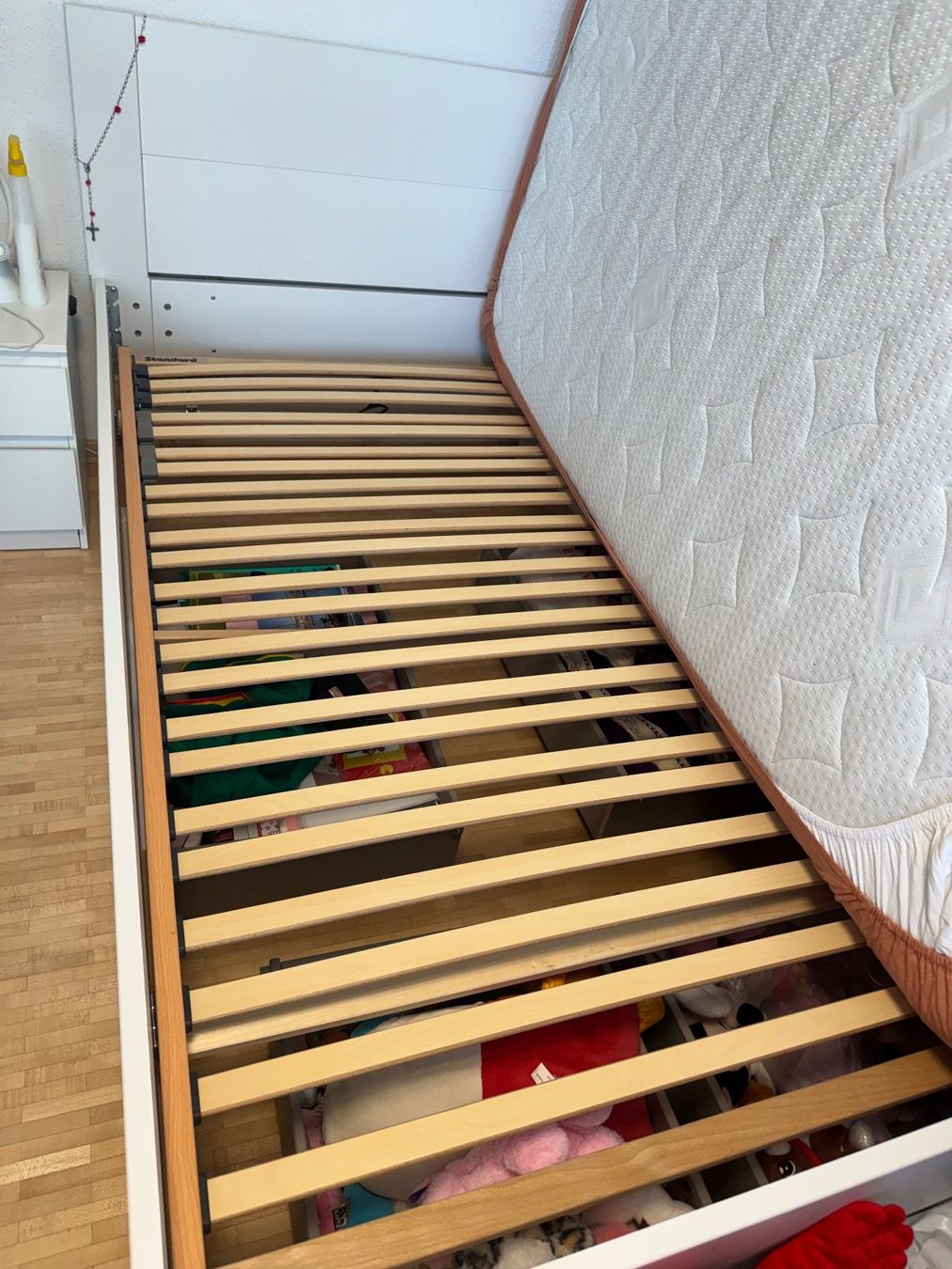 Letti: STAURAUMBETT 120/200 cm Weiss – Usato da winterthur venduto da No_10 1